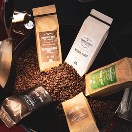 Medium Dark Coffee , Whole Coffee, 100% Arabica Colombian Coffee, Fresh Coffee, Medium Dark Roasted (5 LB)