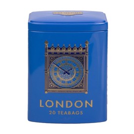 Ahmad Tea London Gifts | Colourful London Caddy with Earl Grey | Gift | London & English Souvenirs | 20 Teabag Sachets | 1 Flavour