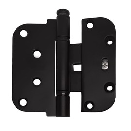 Brixwell 850-8762531 Ultimate 2D Adjustable Steel Guide Hinge Removable Pin Matte Black Finish
