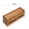 Smart Eye Walnut Veneer Upper Accessory Holder Tap Case MOKUREN
