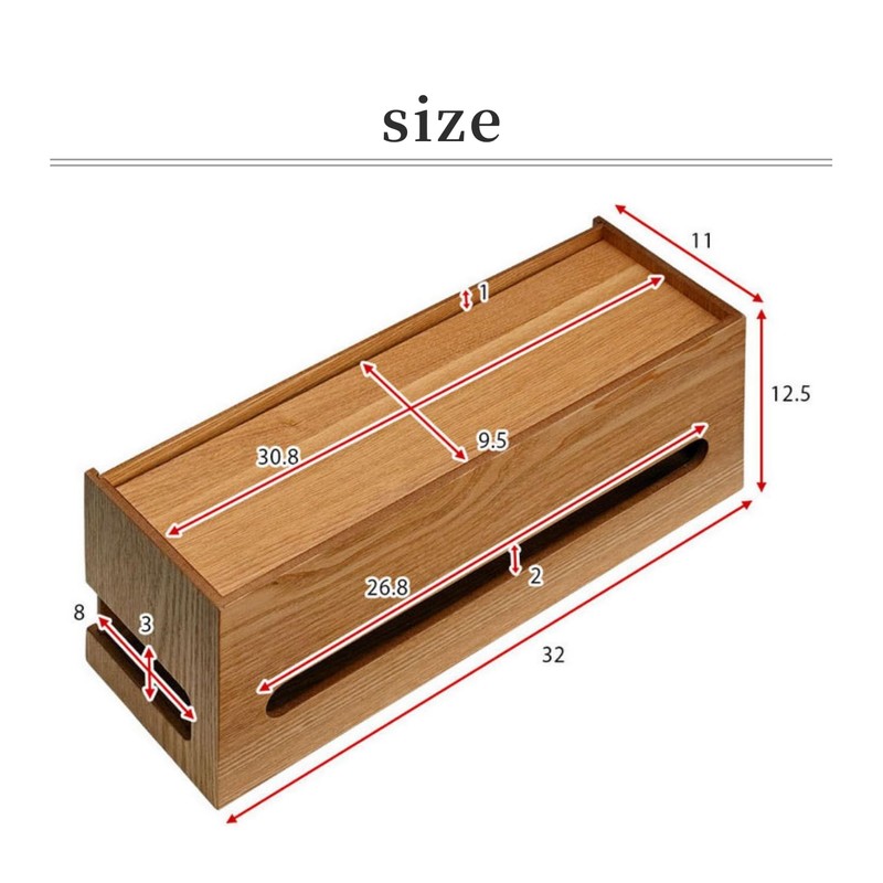 Smart Eye Walnut Veneer Upper Accessory Holder Tap Case MOKUREN