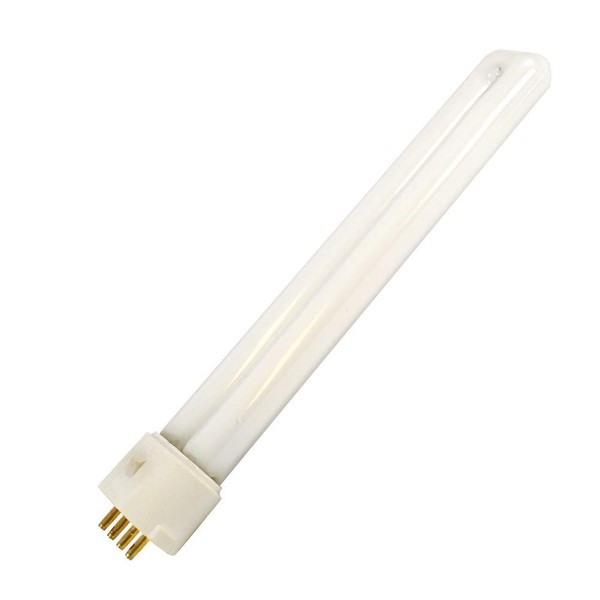 SYLVANIA 20312 - CF7DS/E/827 - 7 Watt CFL Light Bulb - Compact Fluorescent - 4 Pin 2G7 Base - 2700K -