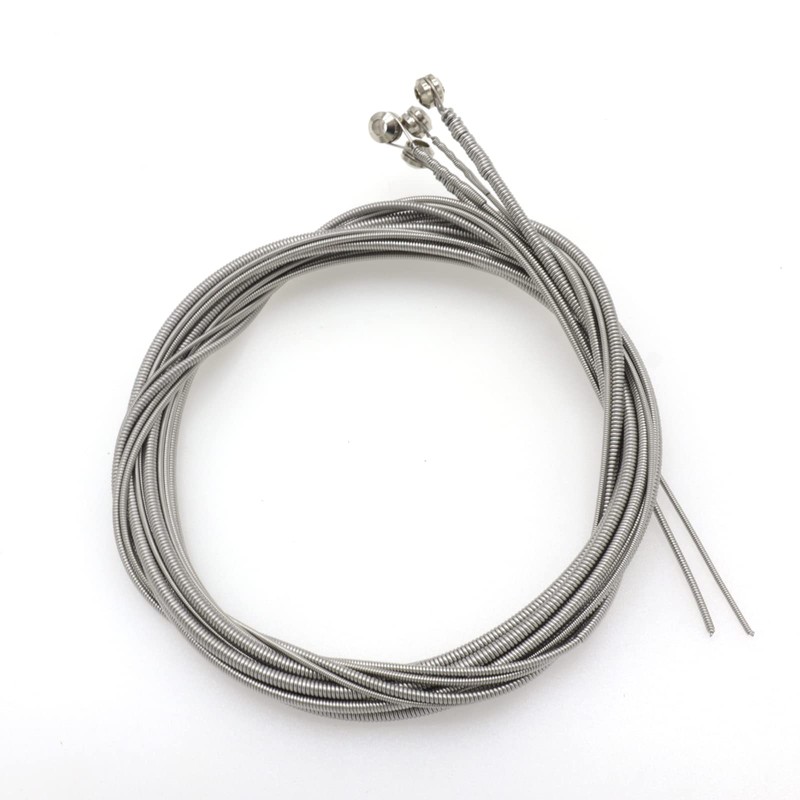 Cheerock Stainless Steel 4 String Bass Strings Replacement Set, Acoustic