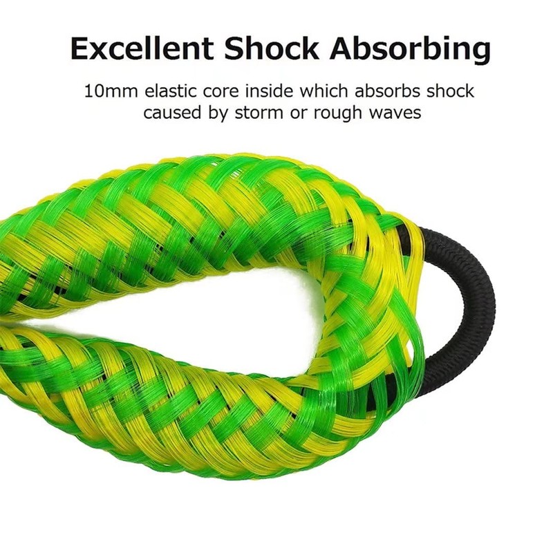 Premium PWC Bungee Dock Lines, Heavy Duty Braided Line, Marine