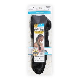 FREE TRESS Milky Way Organique Pony Pro Easy Wrap Around Ponytail French Roll Wave 24" (P1B2730)