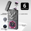 COMANYI Electric Lighter USB Rechargeable Lighter, Windproof Plasma Dual Arc