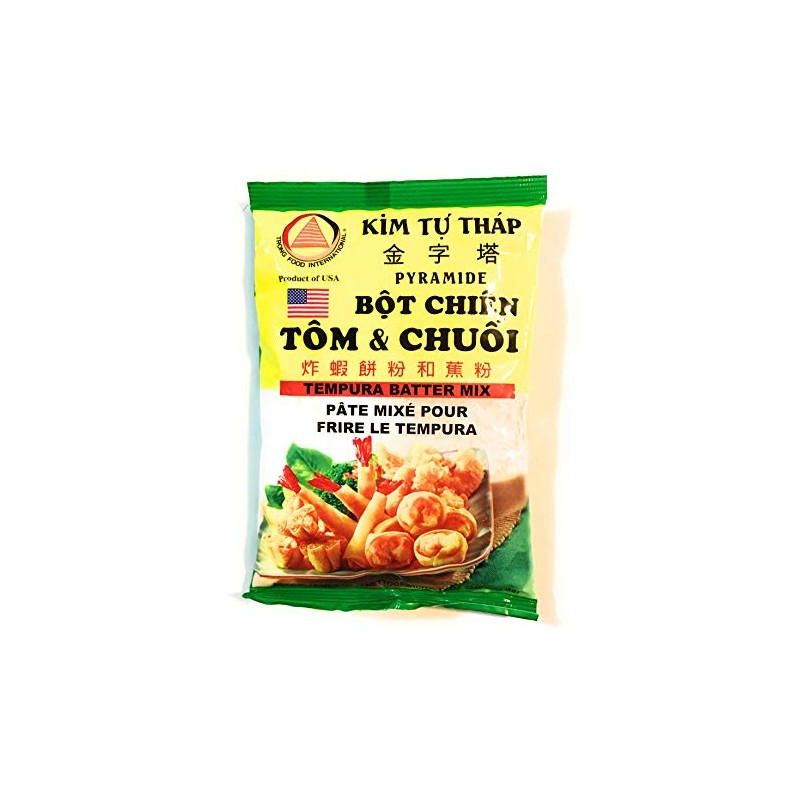 Pyramide Tempura Batter Mix 12 Oz(3 Pack)炸蝦餅粉和蕉粉
