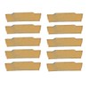 Tgoon 10PCS Grooving Carbide Insert, Carbide Parting Insert Lathe Grooving