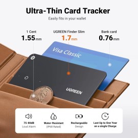 UGREEN FineTrack Slim Smart Finder Compatible with Apple Find My (iOS Only)