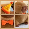 CXKPVFN Capybara Plush with Top Hat Happy Birthday Capybara Plush