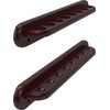 Viper 2-Piece Traditional Wall Mounted Solid Oak Billiard/Pool Cue Rack,