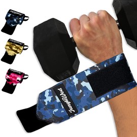 Jungle WOD Elastic Crossfit Wrist Wraps with Thumb Grip, Ideal for Calisthenic, Gym, Weightlifting, Wrist Wraps (Wrist Wraps) for Men and Women, Unisex