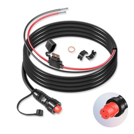 010-11425-01 Threaded Power Cable 6ft./1.8m - fit for Garmin GLS, GPSMAP, GSD, LiveScope - Include Locking Ring, Replace for Garmin 010-11425-01 Threaded Power Cable f/GLS 10