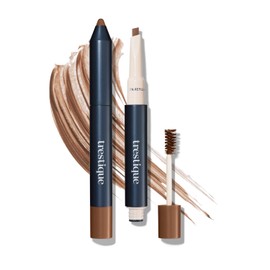 TRE'STIQUE Lápiz y Gel para Cejas Trestique, Lápiz de Cejas Recargable Con Gel de Cejas Incorporado, Lápiz de Cejas y Gel de Cejas Clean Beauty, Lápiz de Cejas y Gel de Cejas 2 En 1 Sustentable