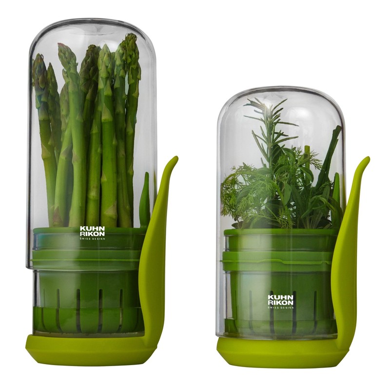 Kuhn Rikon 23050 Herb Storage Container-23050 Herb Storage Container, Glass,