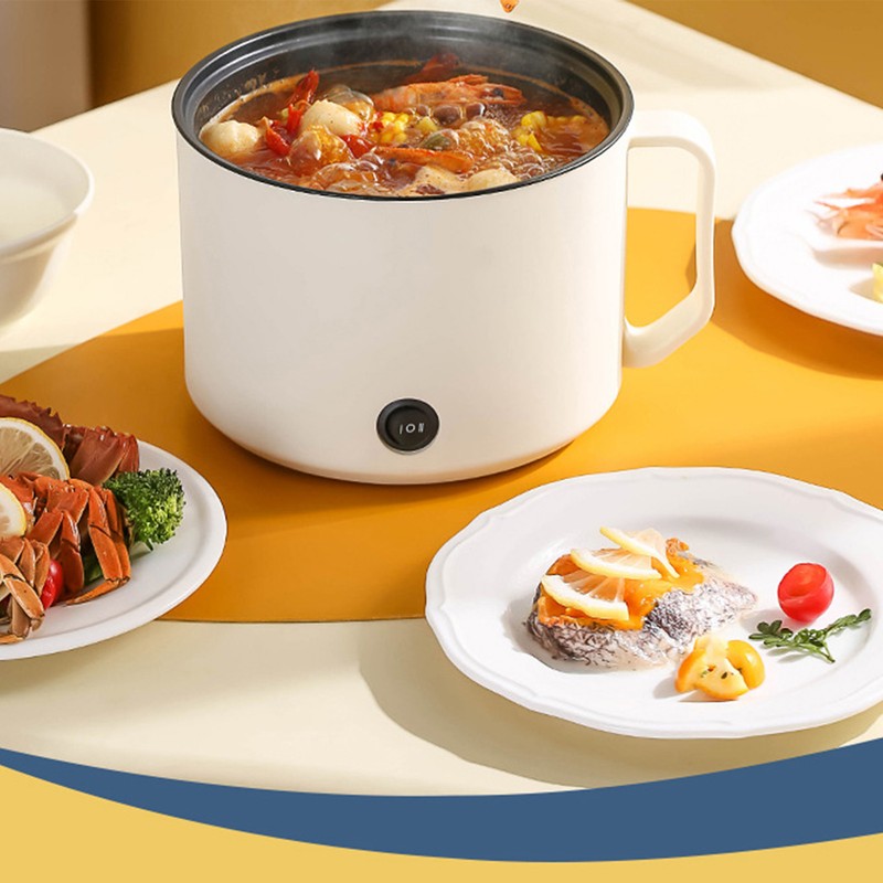 Electric Cooker Pot Rapid Heating Multi Functional Anti Stick Mini