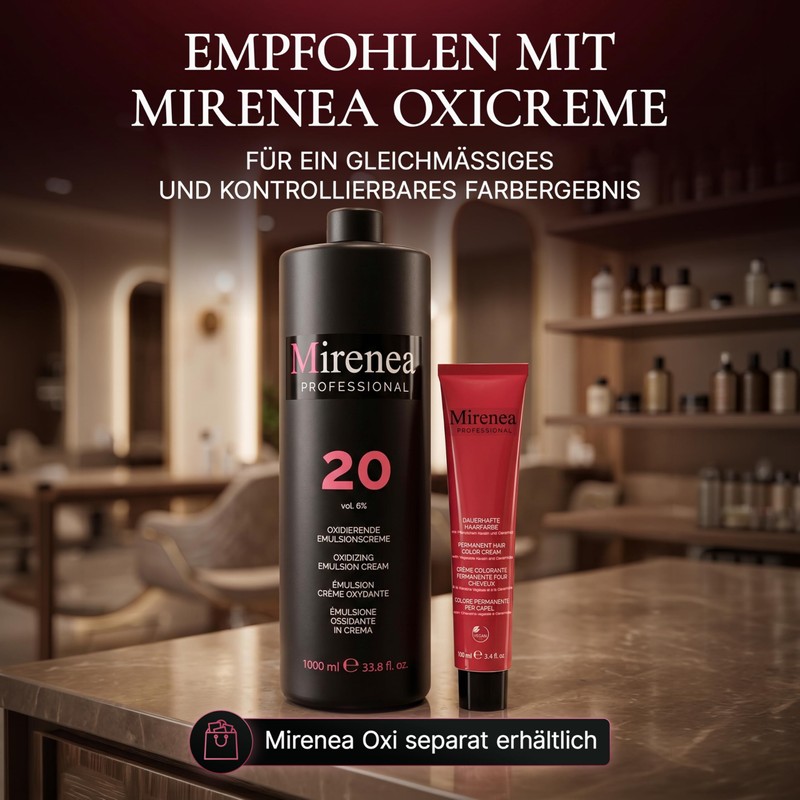 MIRENEA Professional Hair Colour 100ml - Permanent Cream Hair Colour