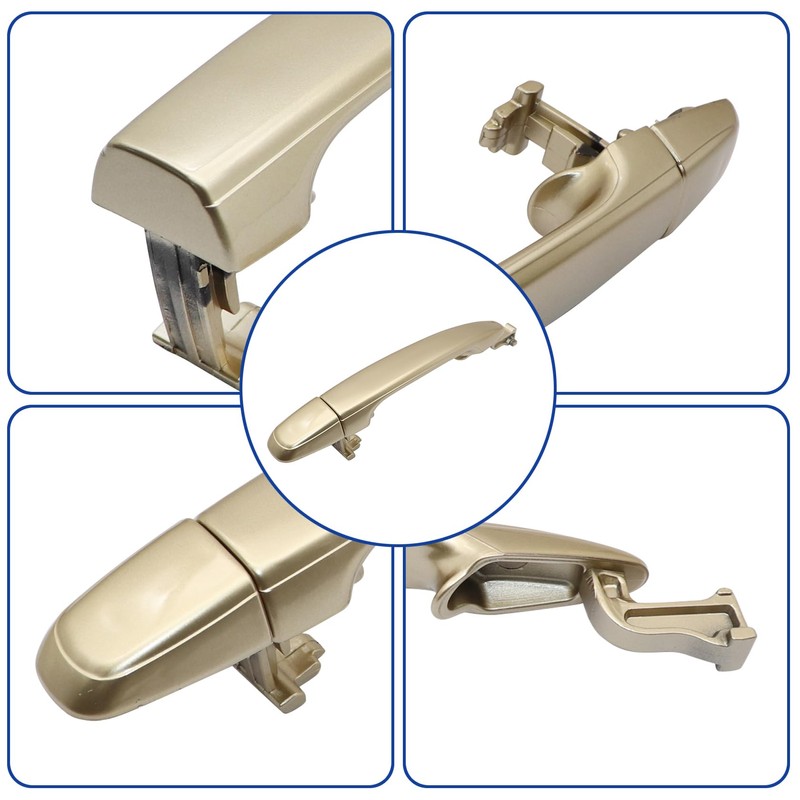 FZJDSD Rear Left or Right Sliding Gold Door Handle Compatible