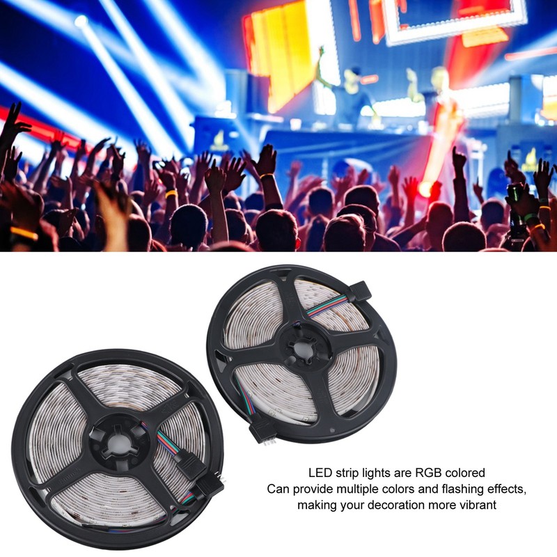 12V 5050 RGB LED Strip Light 2835 Colorful 60 Light