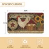 Farmhouse Kitchen Rugs and Mats, Farm Rooster Door Mat, Seasonal