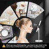MIYADIVA Makeup Mirror, 30X Magnifying Mirror for Desk, Double-Sided Vanity