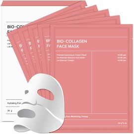 HD NOVELTY Deep Hydration Hydrogel Mask - Korean Pore Minimizing & Elasticity Boosting Facial Treatment for Glowing Skin