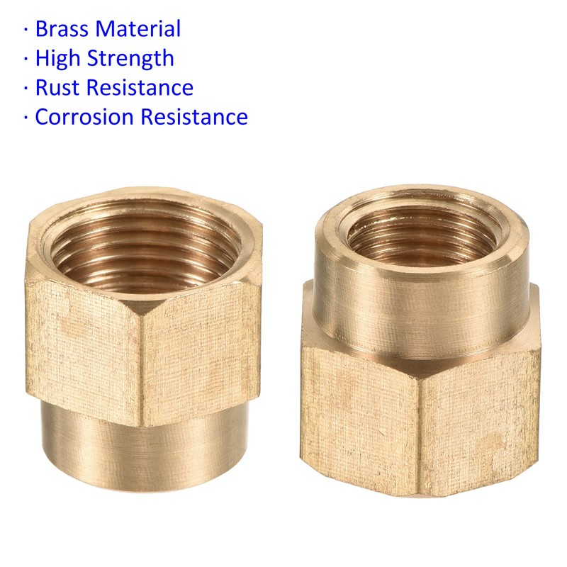 M METERXITY Brass Reducing Coupling Brass Reducer Pipe Fitting Tight