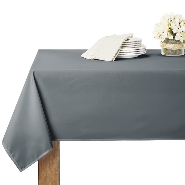 NICETOWN Rectangle Table Cloth for Kitchen - Scratch & Fade