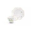 Grace's Teaware Grace Teaware Christmas Pine Trees Fine Porcelain Gold