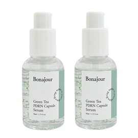 Bonajour Green Tea PDRN Capsule Moisture Serum 50ml x 2 / 그린티 PDRN 캡슐 수분세럼 50ml x 2