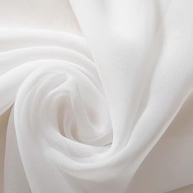 WENSINL Tela De Gasa Blanca Para Drapeado, 5 Yardas De Tul Voile, Tela Blanca Transparente Para Cenador De Bodas, Dosel Para Fiestas De Cumpleaños De Navidad, Revelación De Género, Baby Shower, Decora