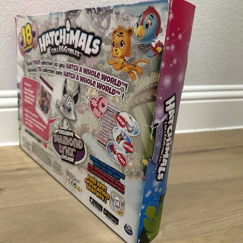 Spin Master Hatchimals Colleggtibles Diamond Lynx Collectors 18 Pack Figures