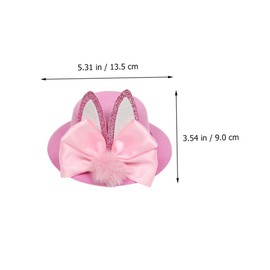 Mikinona 4pcs Creative Rabbit Ear Hat Hair Accessories for Easter Party Durable Photo Props Adorable Headdress for Adults for Festive Celebrations