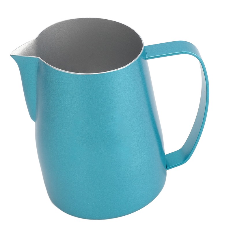 Milk Frother Cup Professional Stylish Exquisite Slanted Mouth Stainless Steel