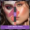 CCbeauty 2pcs 2-IN-1 Matte Contour Concealer Stick Cool Tone with