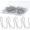 120 Pack Drapery Hooks Pins for Curtains 3 x 2.4