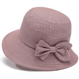 YEKEYI Women's Cotton Linen Bucket Hat Big Brim Hat Summer Sun Beach Cap Visor Sunhat, Fk-lbro, One Size