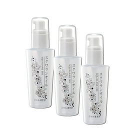 Binowa Club Squalane Oil, 2.7 fl oz (80 ml), Beauty Oil, 100% Natural Squalane (3 Bottles)