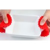Red Drinks Coasters Set of 6 by Stone & Thyme