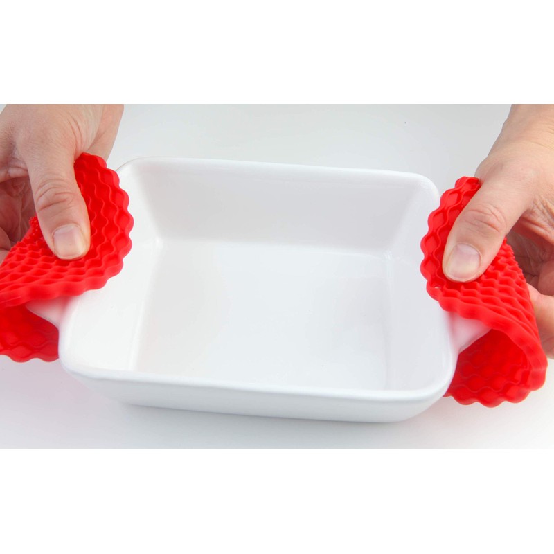 Red Drinks Coasters Set of 6 by Stone & Thyme