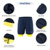 Lixada Men 2 in 1 Running Shorts Quick Drying Breathable