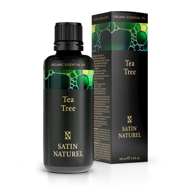 Tea Tree Oil 100 ml - Satin Naturel - For Men and Women - Natural & Essential Oil