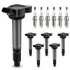 Ignition Coil Spark Plugs 6 Pack for Toyota Camry Sienna