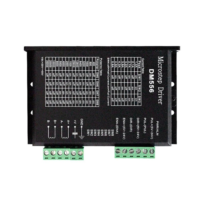 DM556 Stepper Motor Driver, DC 20-50V 5.6A DSP Digital Stepper