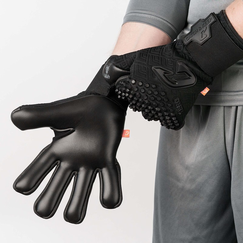 Catch & Keep Professional Goalkeeper Gloves for Adults, Maximum Grip,