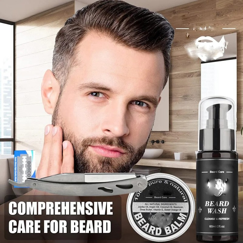 Kit For Engrosar El Cabello Y La Barba, Potenciador Del