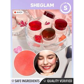 SHEGLAM Jelly-Licious Hydrating Lip and Blush Tint (Ahoy, Pequeño)