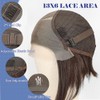HAIRCUBE Peluca Sintética De Encaje Frontal Hd De 13 X