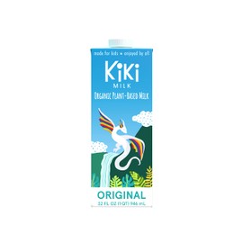 Kiki Milk Plant Based Milk - Organic Original Kiki Milk - Calcium & Magnesium Source - Gluten Free, Gum Free, GMO Free, Dairy Free, Soy Free, Glyphosate Free - Shelf Stable - (32 oz • Pack of 6)