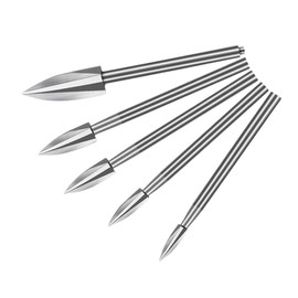UKCOCO Stainless Steel Drill Bit Set 5pcs Carving Tools for Woodworking for Wood Carving and Router